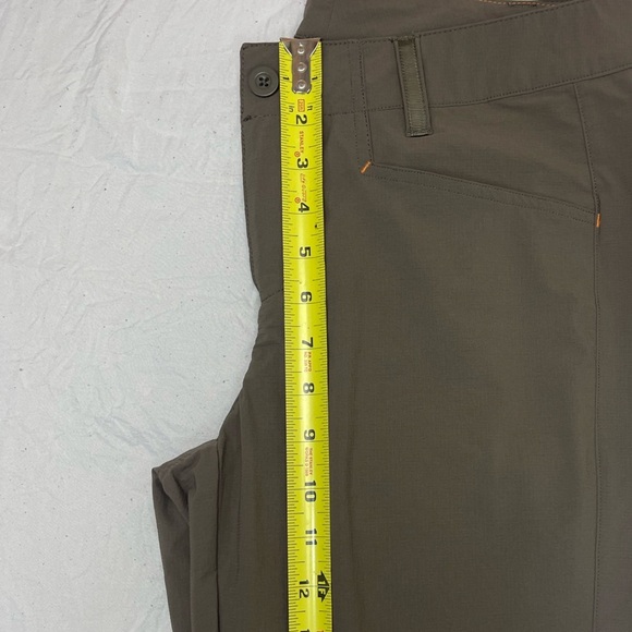 Orvis brownish gray mid rise quick dry cargo pocket crop capri pants women’s 8 - Picture 14 of 14
